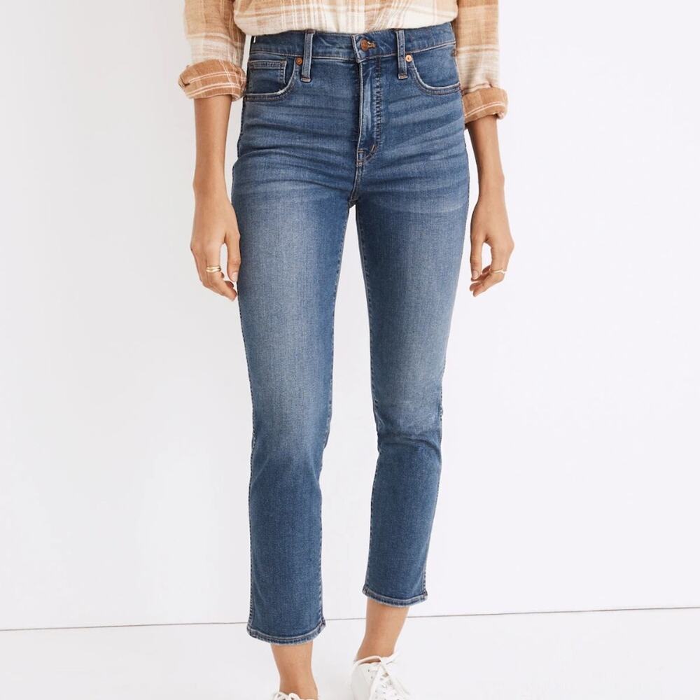 Madewell Stovepipe Jeans in Dearham Wash